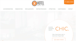 Desktop Screenshot of hotelroyaloak.com